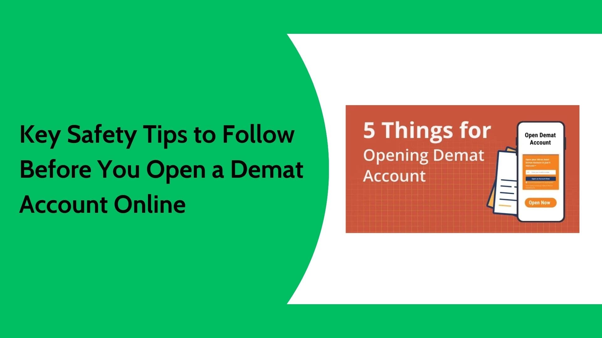 Safety Checklist Before You Open a Demat Account Online in India