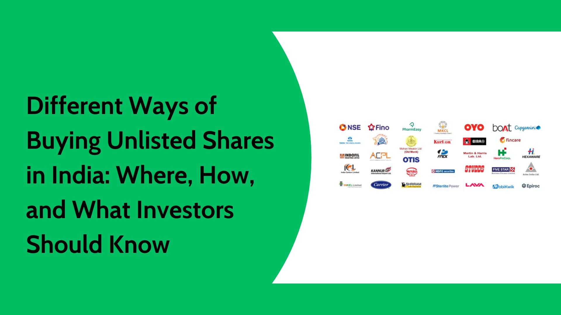 Different Ways to Buy Unlisted Shares in India | Investor Guide